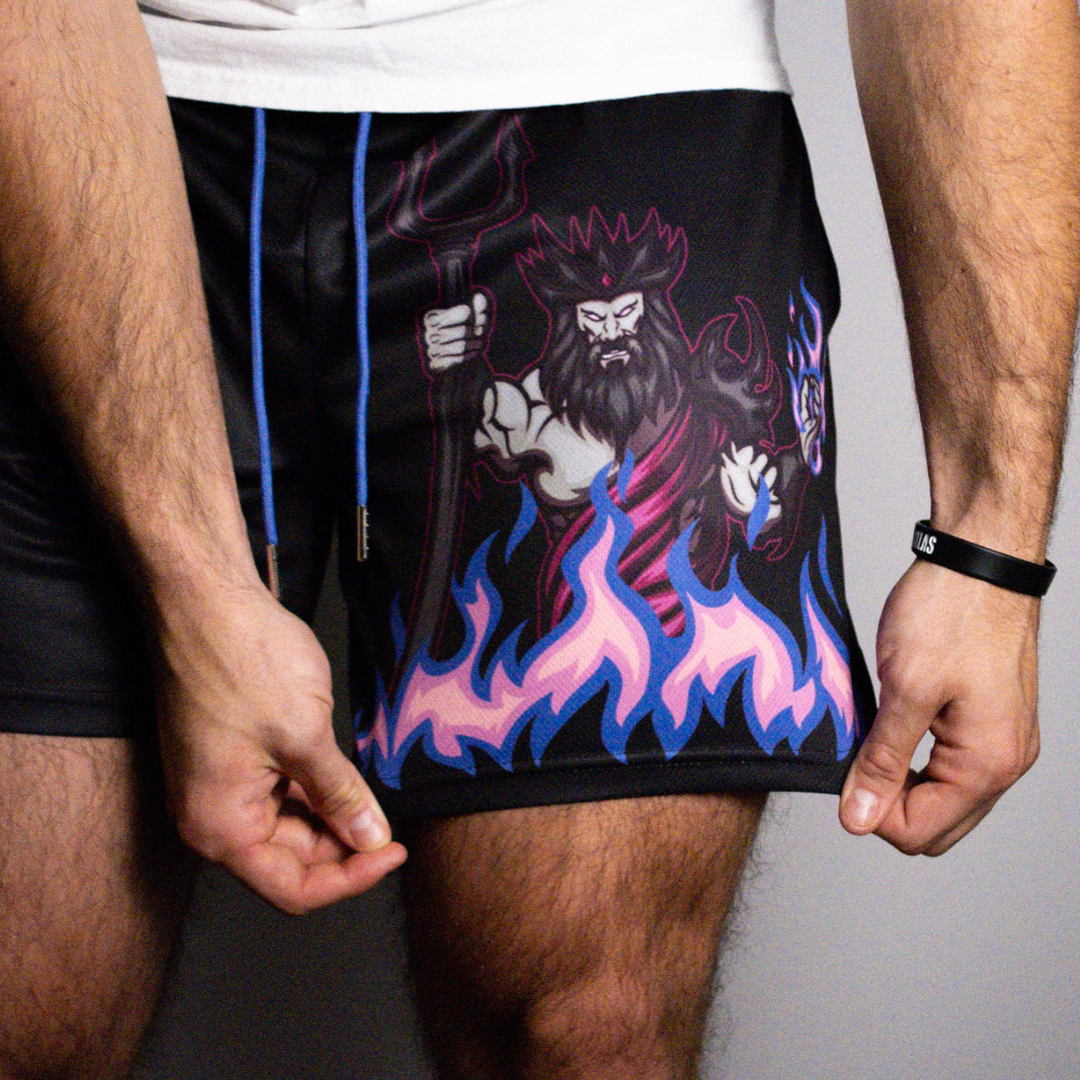 Ultimate fitness shorts built to make you look good while performing your best in the gym. Comfortable to rock during deadlifts and on a casual night out, these 5 inch inseam shorts are perfect for all occasions.