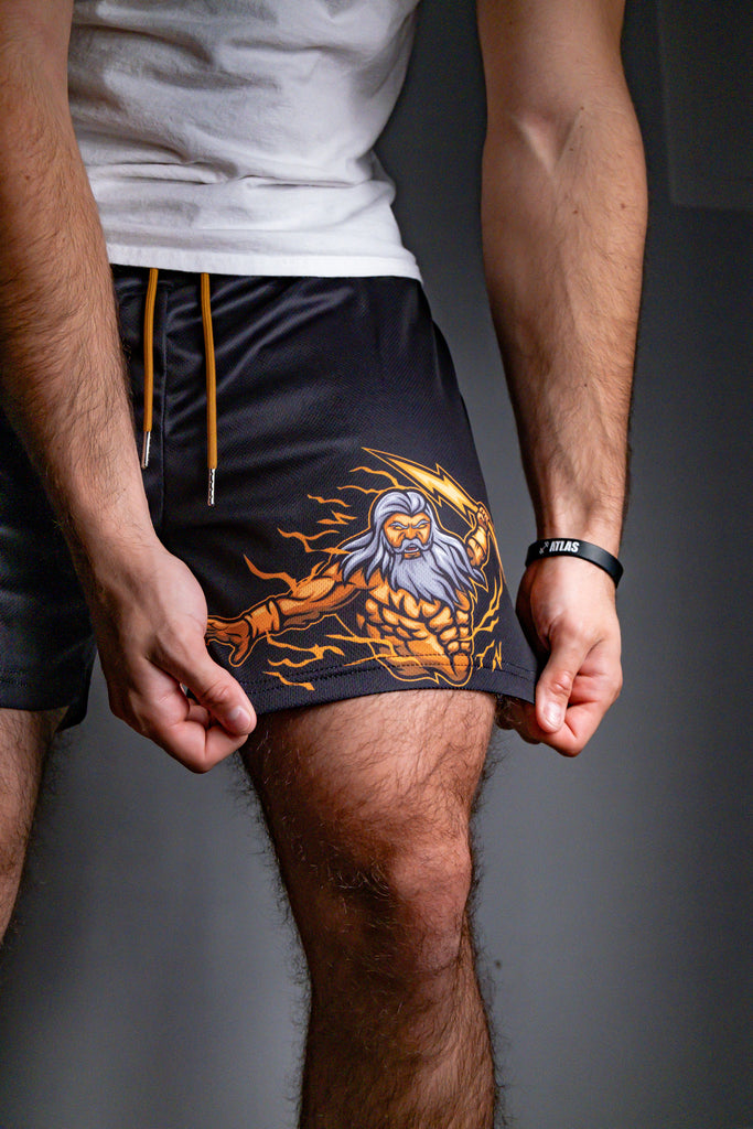 Ultimate fitness shorts built to make you look good while performing your best in the gym. Comfortable to rock during deadlifts and on a casual night out, these 5 inch inseam shorts are perfect for all occasions.