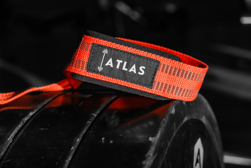 Atlas straps used for deadlifts to increase grip strength and durability. Lifting straps can be used for powerlifting, body building, crossfit, and casual exercise.