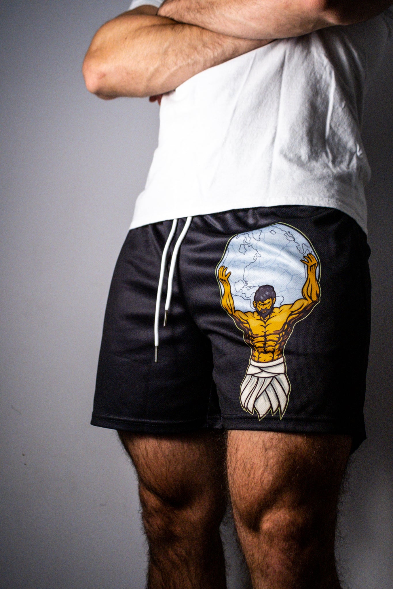 Ultimate fitness shorts built to make you look good while performing your best in the gym. Comfortable to rock during deadlifts and on a casual night out, these 5 inch inseam shorts are perfect for all occasions.