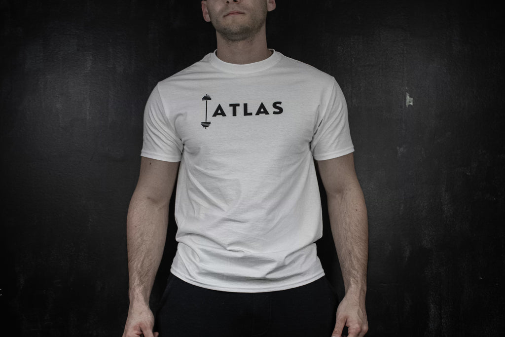 Atlas apparel that can be used in the gym by athletes for any type of exercise. A cotton made fitness shirt that can help all weightlifters fly through their workout.